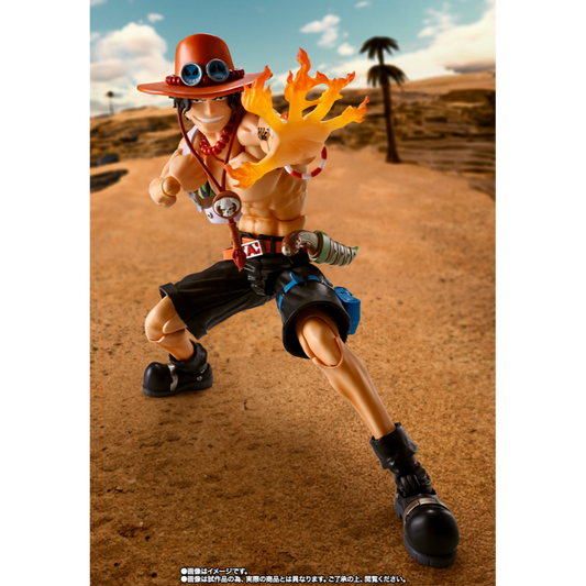 S.H.FIGUARTS ONE PIECE - PORTGAS.D.ACE (FIRE FIST) - Good Toys
