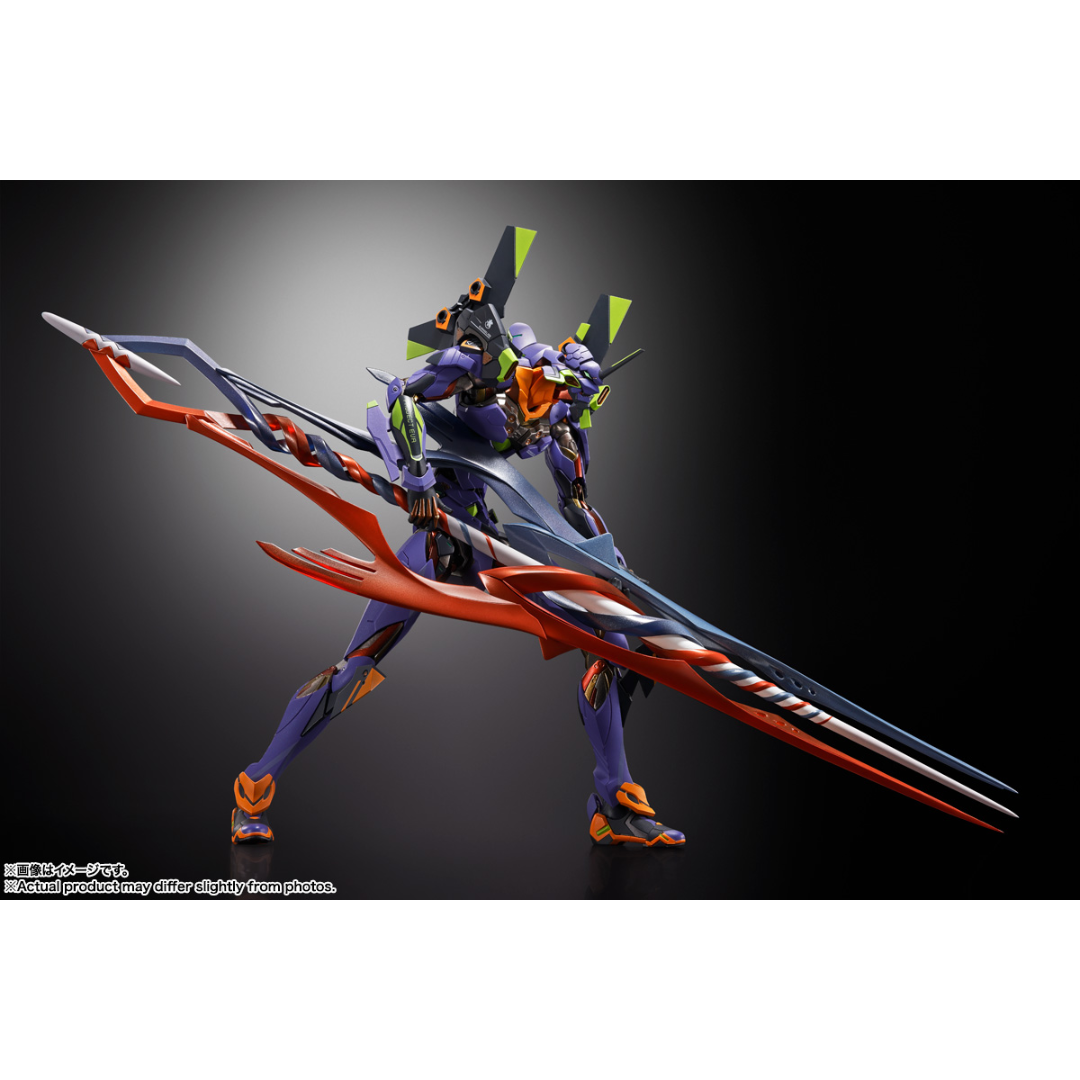 METAL BUILD EVANGELION - EVA-01 TEST TYPE 30th WITH THE SPEAR OF GAIUS - Good Toys