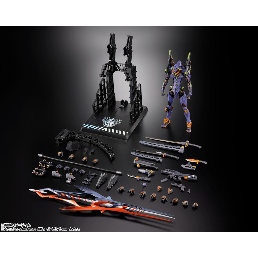 METAL BUILD EVANGELION - EVA-01 TEST TYPE 30th WITH THE SPEAR OF GAIUS - Good Toys