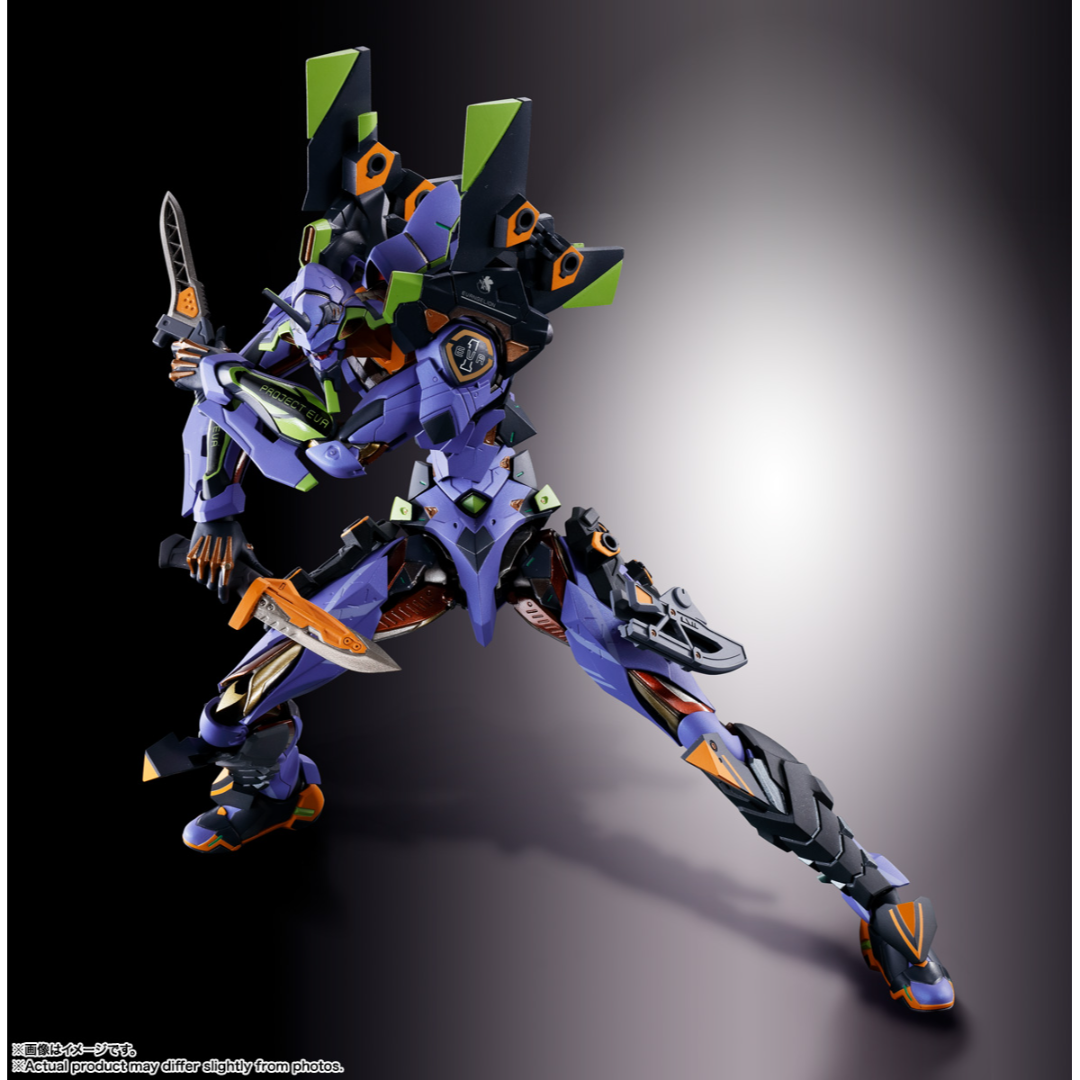 METAL BUILD EVANGELION - EVA-01 TEST TYPE 30th WITH THE SPEAR OF GAIUS - Good Toys