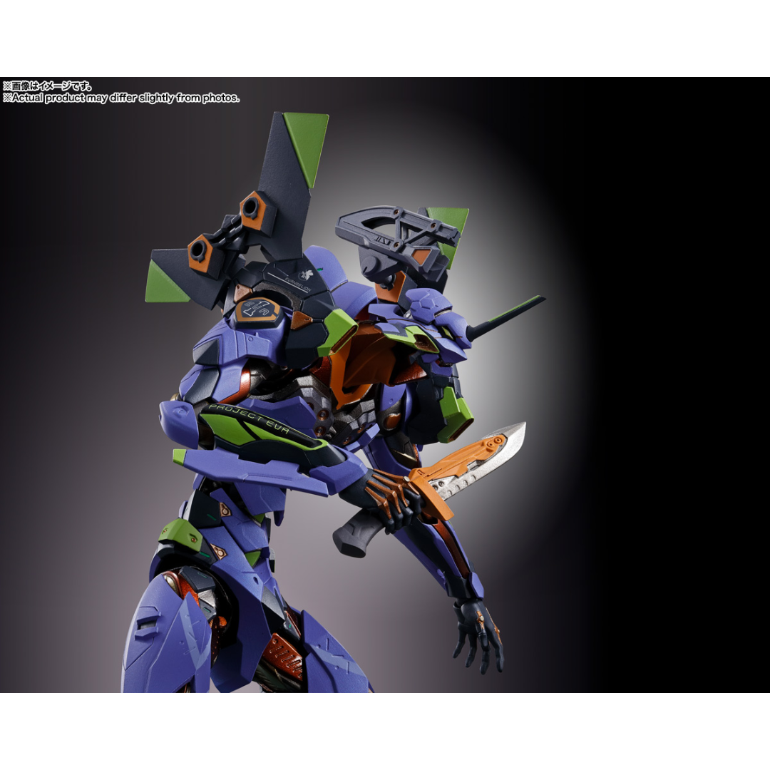 METAL BUILD EVANGELION - EVA-01 TEST TYPE 30th WITH THE SPEAR OF GAIUS - Good Toys