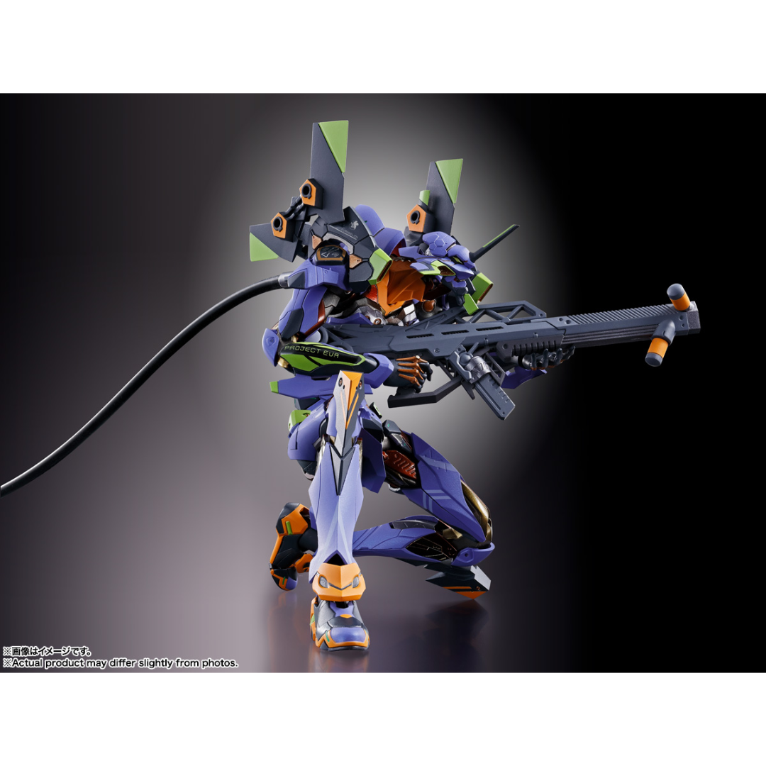 METAL BUILD EVANGELION - EVA-01 TEST TYPE 30th WITH THE SPEAR OF GAIUS - Good Toys