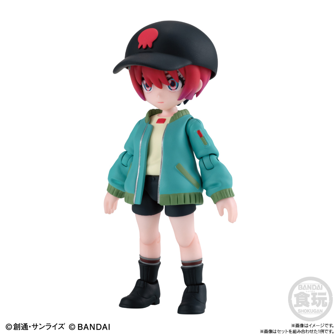 SHOKUGAN LINK TRAVELLERS - MOBILE SUIT GUNDAM GQuuuuuuX'S WORLD MACHU COORDINATE SET W/O GUM - Good Toys