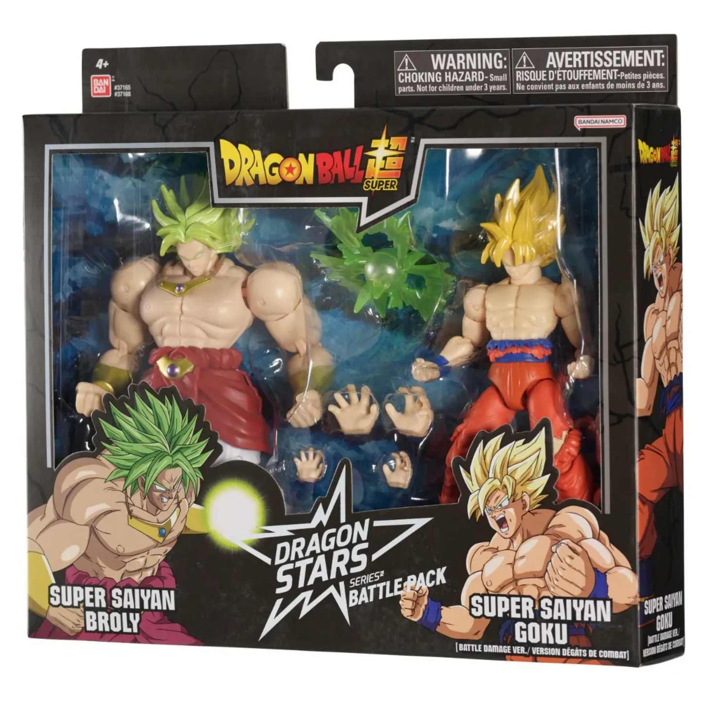 DRAGON STARS BATTLE PACK DRAGON BALL SUPER - SUPER SAIYAN GOKU (BATTLE DAMAGE VER.) VS SUPER SAIYAN BROLY - Good Toys