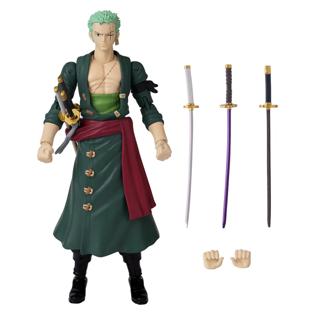 ANIME HEROES ONE PIECE - ZORO (THREE SWORD STYLE) - Good Toys