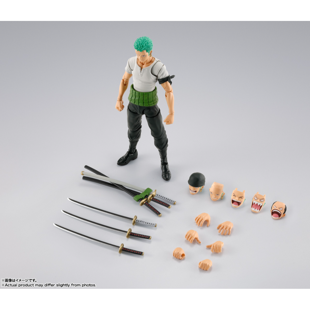 S.H.FIGUARTS ONE PIECE - RORONOA ZORO (ROMANCE DAWN) - Good Toys