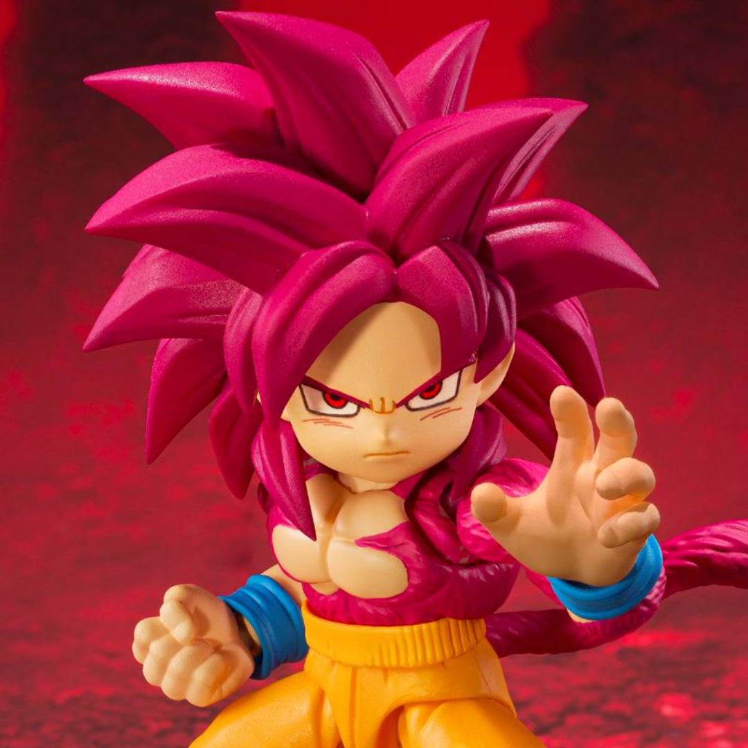 S.H.FIGUARTS DRAGON BALL DAIMA - SUPER SAIYAN 4 SON GOKU (MINI) - Good Toys