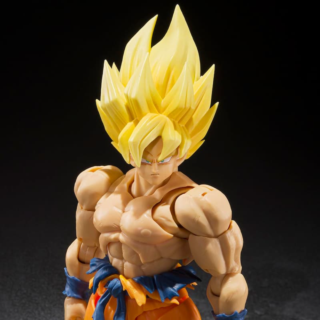S.H.FIGUARTS DRAGON BALL - SUPER SAIYAN SON GOKU (LEGENDARY SUPER SAIYAN - BEST SELECTION) - Good Toys