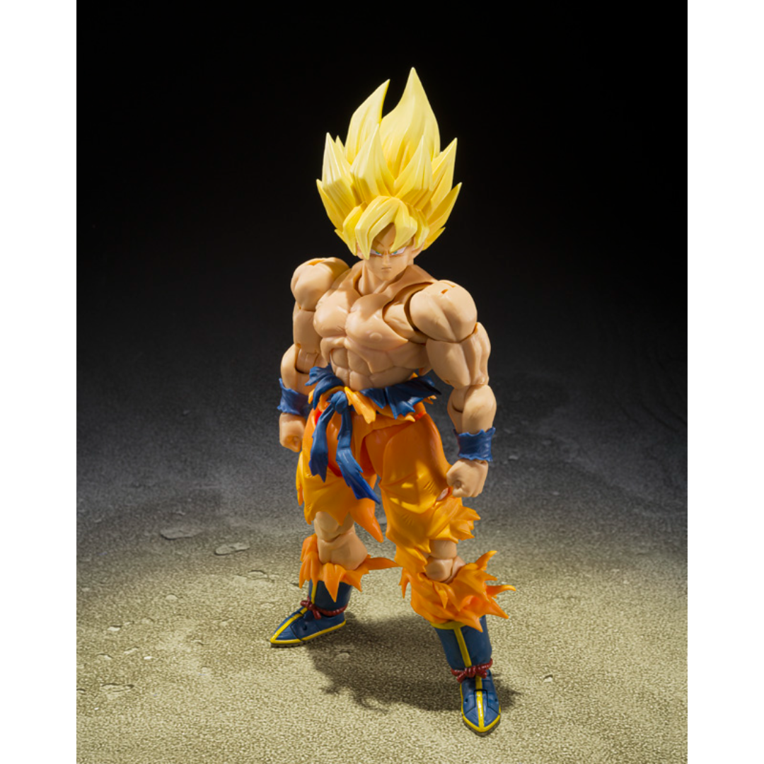 S.H.FIGUARTS DRAGON BALL - SUPER SAIYAN SON GOKU (LEGENDARY SUPER SAIYAN - BEST SELECTION) - Good Toys