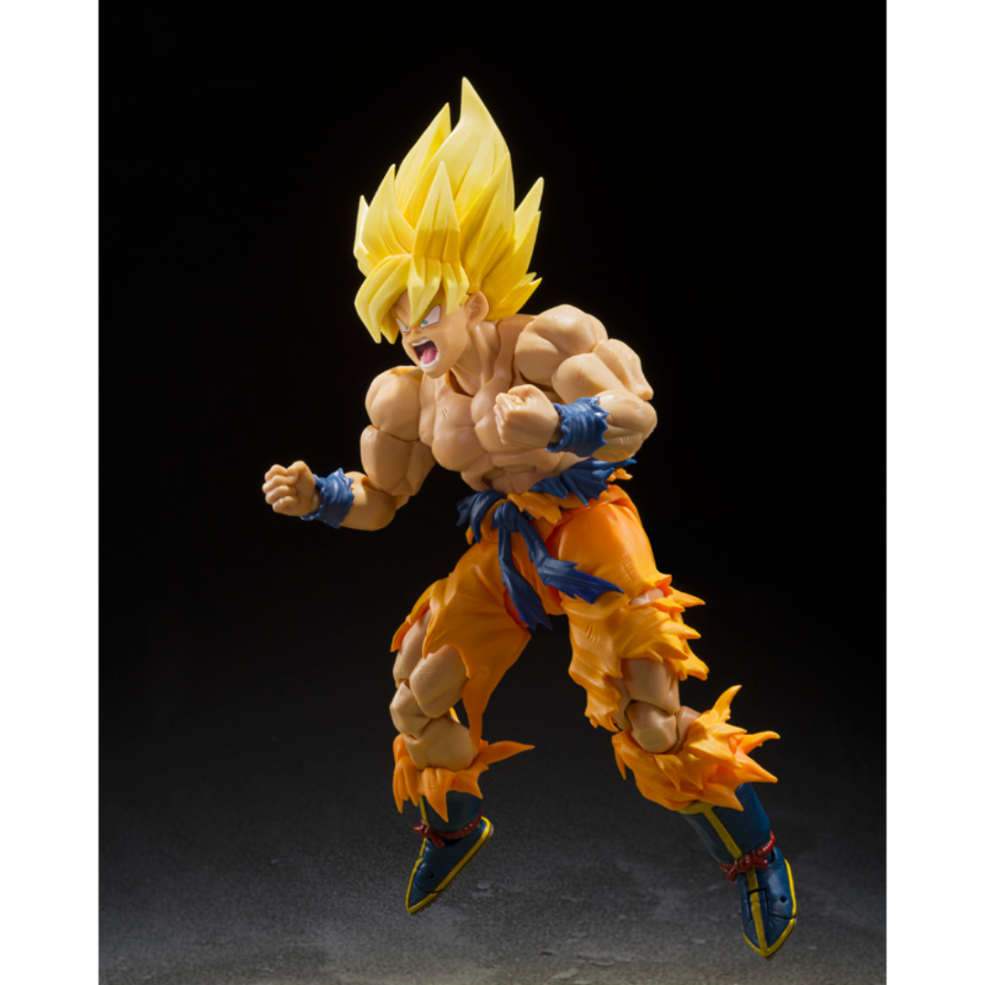 S.H.FIGUARTS DRAGON BALL - SUPER SAIYAN SON GOKU (LEGENDARY SUPER SAIYAN - BEST SELECTION) - Good Toys