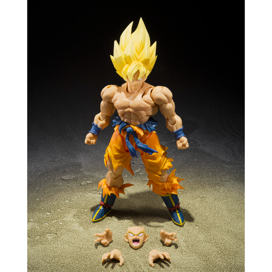 S.H.FIGUARTS DRAGON BALL - SUPER SAIYAN SON GOKU (LEGENDARY SUPER SAIYAN - BEST SELECTION) - Good Toys