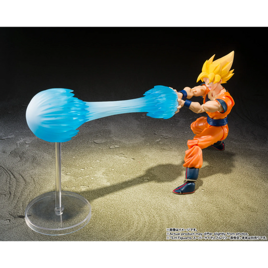 S.H.FIGUARTS DRAGON BALL Z - SUPER SAIYAN SON GOKU'S EFFECT PARTS SET TELEPORT KAMEHAMEHA - Good Toys