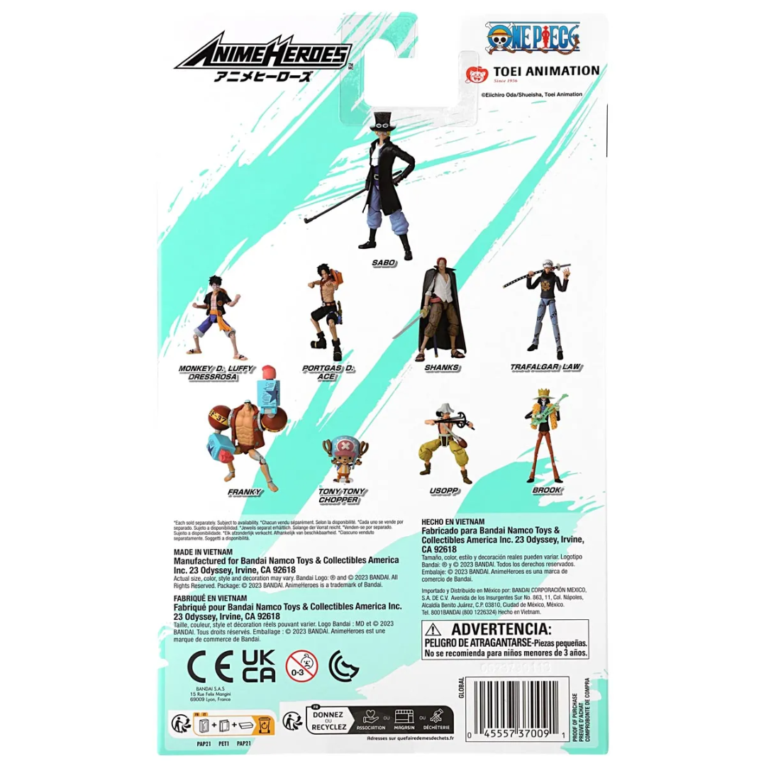 ANIME HEROES ONE PIECE - SABO - Good Toys