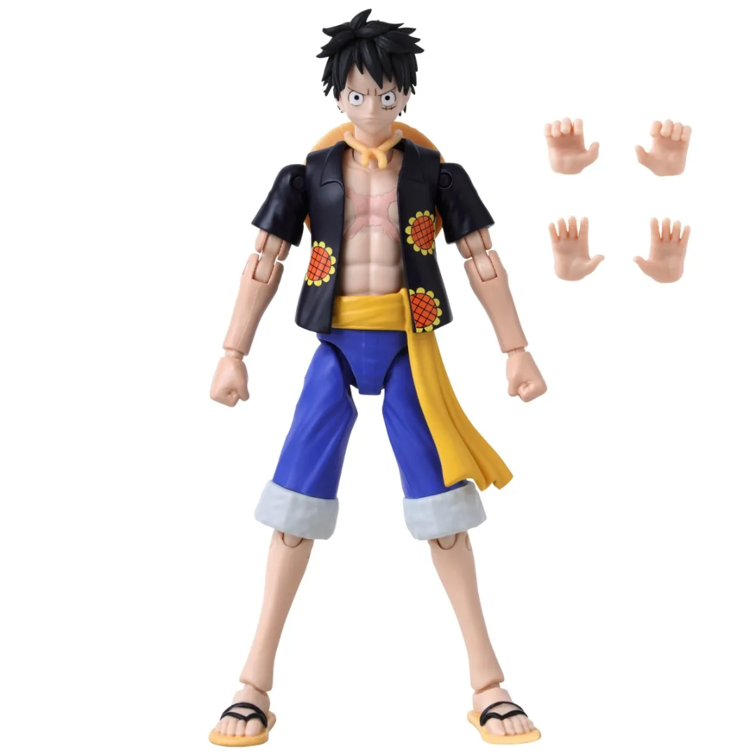 ANIME HEROES ONE PIECE - MONKEY.D.LUFFY (DRESSROSA VERSION) - Good Toys