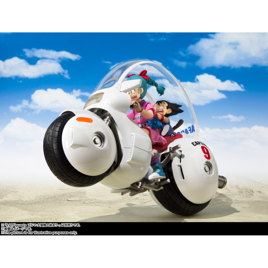 S.H.FIGUARTS DRAGON BALL - BULMA'S MOTORCYCLE (HOIPOI CAPSULE No.9)