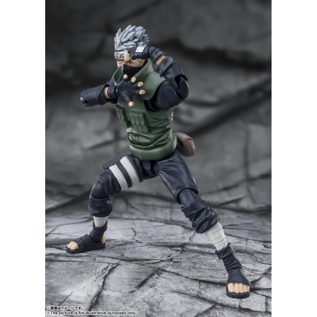 S.H.FIGUARTS NARUTO - HATAKE KAKASHI (THE FAMED SHARINGAN HERO)