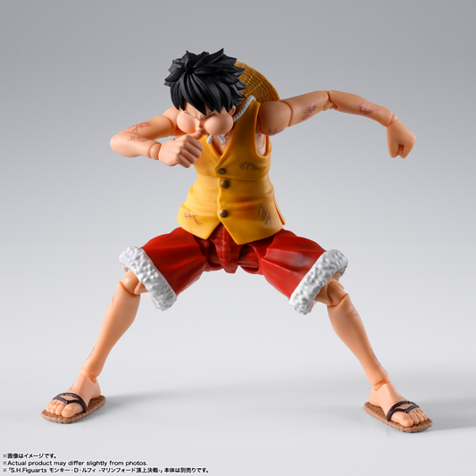 S.H.FIGUARTS ONE PIECE - MONKEY.D.LUFFY GEAR 3 OPTION PARTS SET (MARINEFORD) - Good Toys