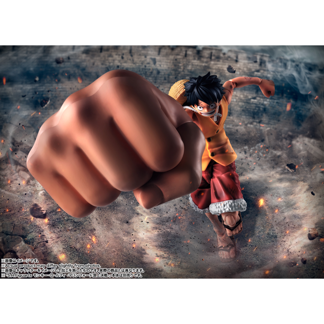 S.H.FIGUARTS ONE PIECE - MONKEY.D.LUFFY GEAR 3 OPTION PARTS SET (MARINEFORD) - Good Toys