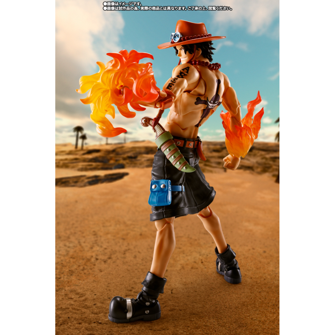 S.H.FIGUARTS ONE PIECE - PORTGAS.D.ACE (FIRE FIST)