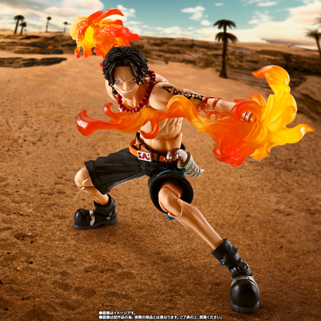 S.H.FIGUARTS ONE PIECE - PORTGAS.D.ACE (FIRE FIST)