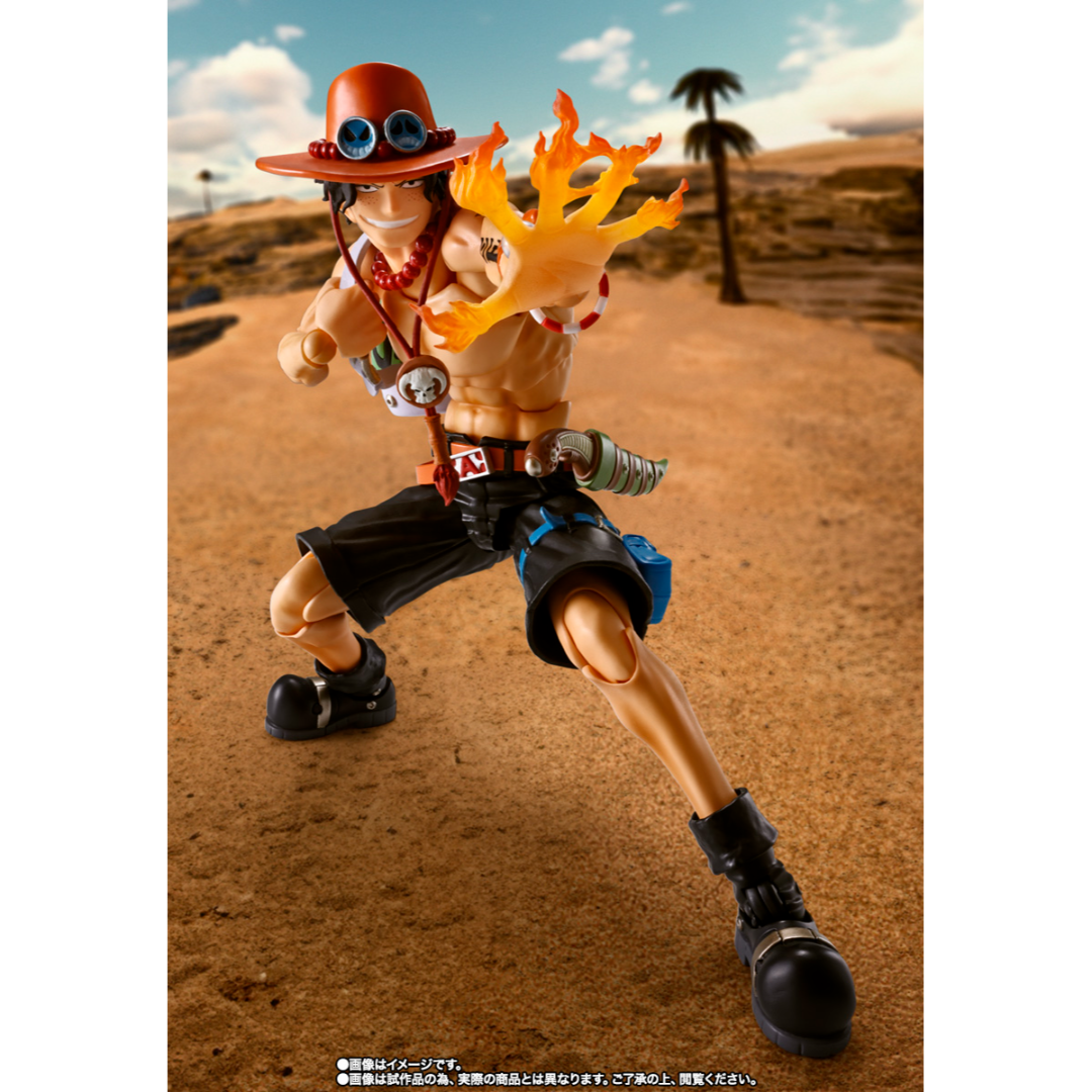 S.H.FIGUARTS ONE PIECE - PORTGAS.D.ACE (FIRE FIST)