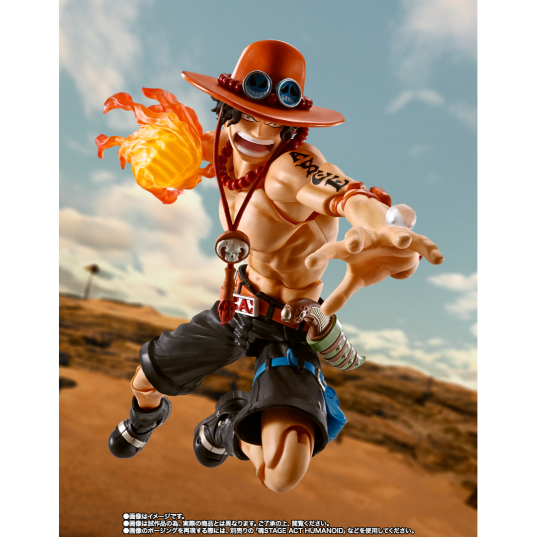 S.H.FIGUARTS ONE PIECE - PORTGAS.D.ACE (FIRE FIST)