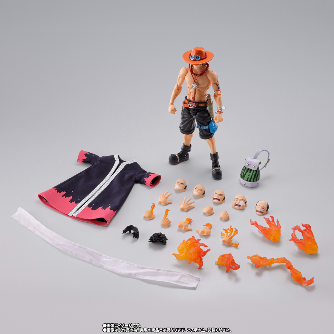 S.H.FIGUARTS ONE PIECE - PORTGAS.D.ACE (FIRE FIST)