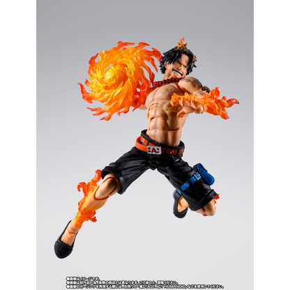 S.H.FIGUARTS ONE PIECE - PORTGAS.D.ACE (MARINEFORD) - Good Toys