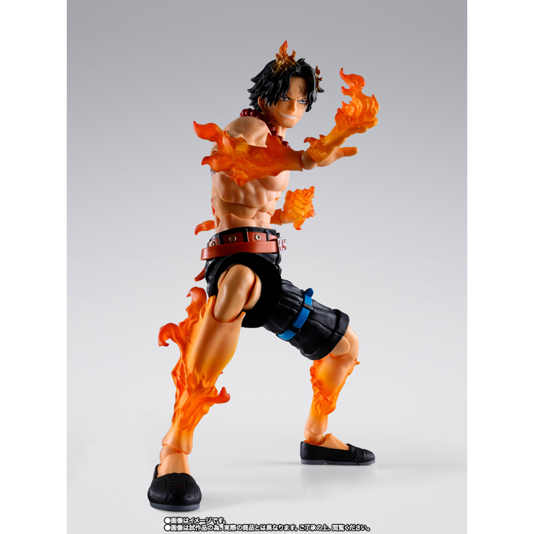 S.H.FIGUARTS ONE PIECE - PORTGAS.D.ACE (MARINEFORD) - Good Toys