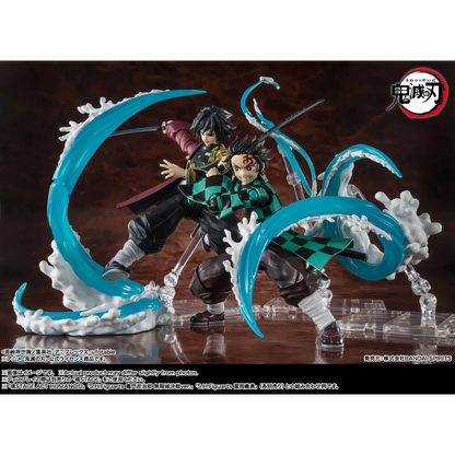 S.H.FIGUARTS DEMON SLAYER - TANJIRO KAMADO AND GIYU TOMIOKA WATER BREATHING EFFECT SET
