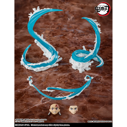 S.H.FIGUARTS DEMON SLAYER - TANJIRO KAMADO AND GIYU TOMIOKA WATER BREATHING EFFECT SET