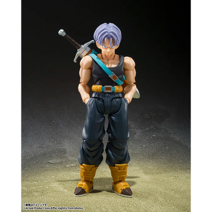 S.H.FIGUARTS DRAGON BALL - TRUNKS (Z-FIGHTERS) (FIRST-EDITION LIMITED VERSION WITH Z-FIGHTERS GROUP BASE VER.B LIMITED EDITION)