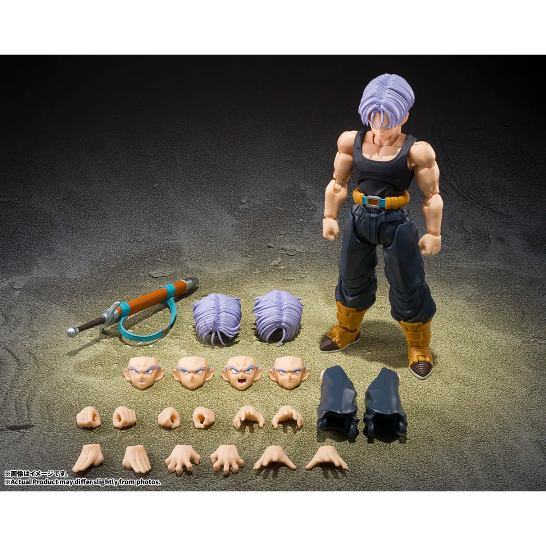 S.H.FIGUARTS DRAGON BALL - TRUNKS (Z-FIGHTERS) (FIRST-EDITION LIMITED VERSION WITH Z-FIGHTERS GROUP BASE VER.B LIMITED EDITION)