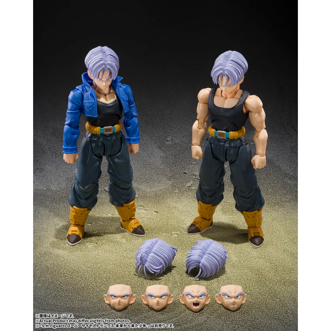 S.H.FIGUARTS DRAGON BALL - TRUNKS (Z-FIGHTERS) (FIRST-EDITION LIMITED VERSION WITH Z-FIGHTERS GROUP BASE VER.B LIMITED EDITION)