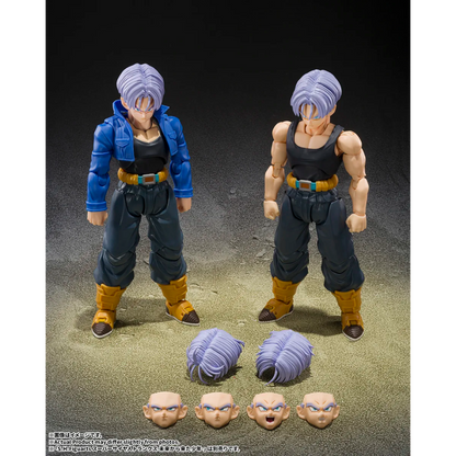 S.H.FIGUARTS DRAGON BALL - TRUNKS (Z-FIGHTERS) (FIRST-EDITION LIMITED VERSION WITH Z-FIGHTERS GROUP BASE VER.B LIMITED EDITION)