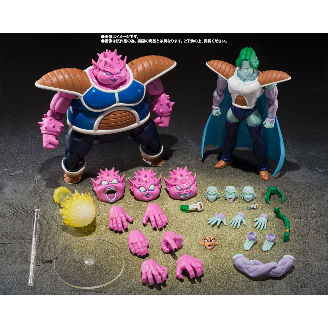 S.H.FIGUARTS DRAGON BALL Z - DODORIA & ZARBON (BARDOCK THE FATHER OF GOKU)