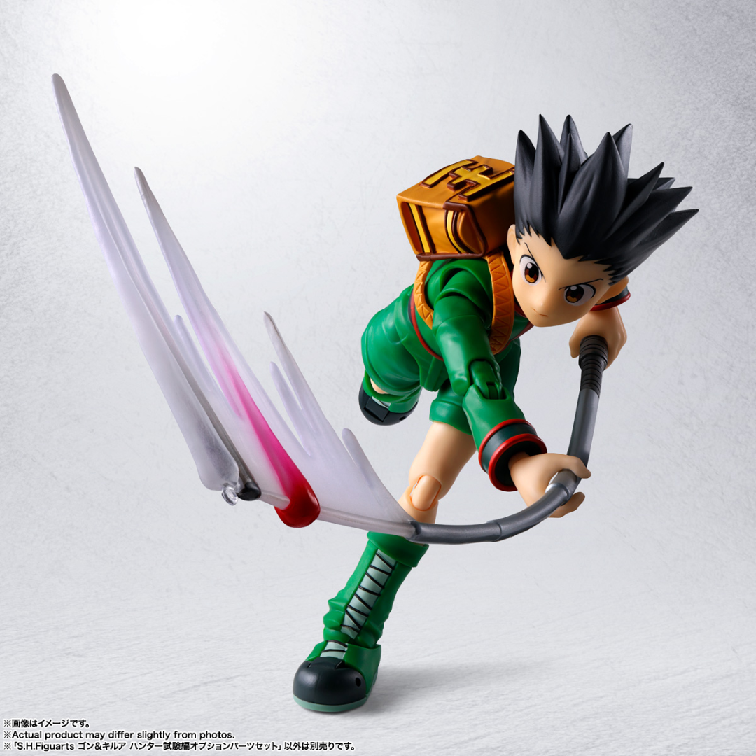 S.H.FIGUARTS HUNTER X HUNTER - GON & KILLUA THE HUNTER EXAM OPTION PART SET - Good Toys