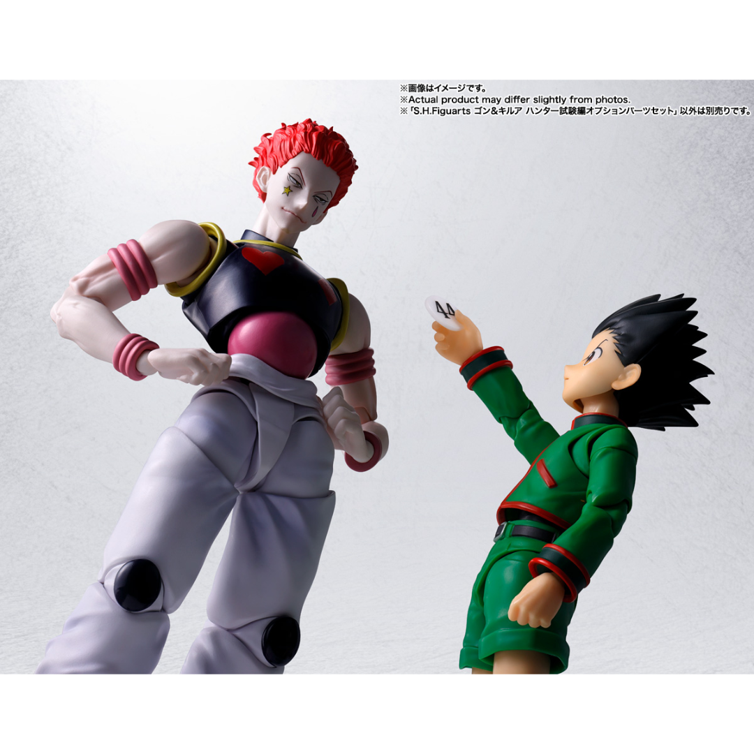 S.H.FIGUARTS HUNTER X HUNTER - GON & KILLUA THE HUNTER EXAM OPTION PART SET - Good Toys