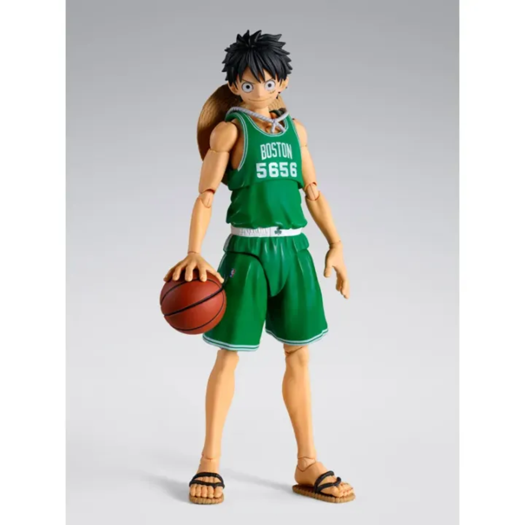S.H.FIGUARTS ONE PIECE×NBA - MONKEY.D.LUFFY (BOSTON CELTICS) - Good Toys