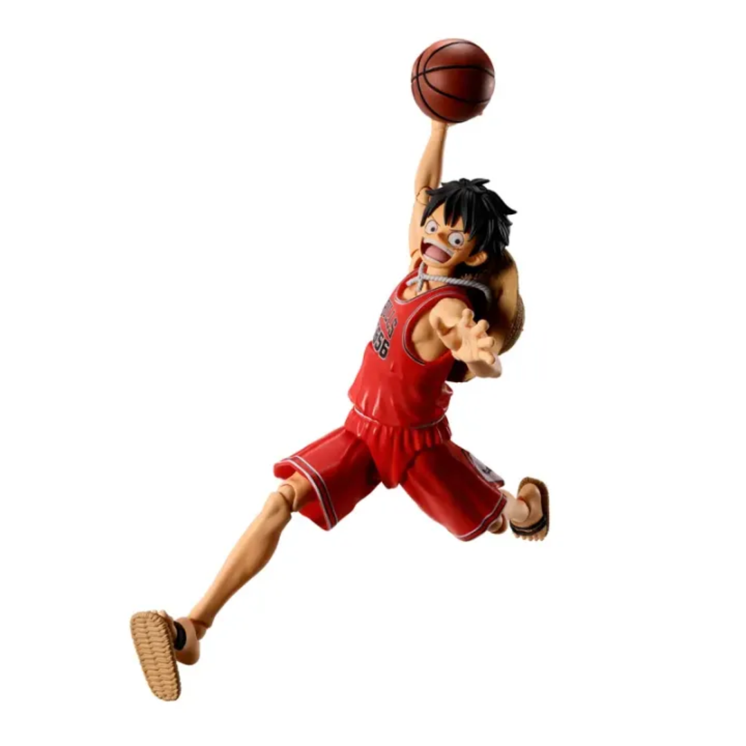 S.H.FIGUARTS ONE PIECE×NBA - MONKEY.D.LUFFY (CHICAGO BULLS) - Good Toys