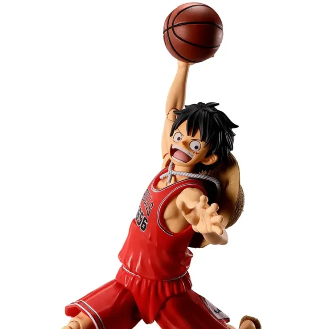 S.H.FIGUARTS ONE PIECE×NBA - MONKEY.D.LUFFY (CHICAGO BULLS) - Good Toys