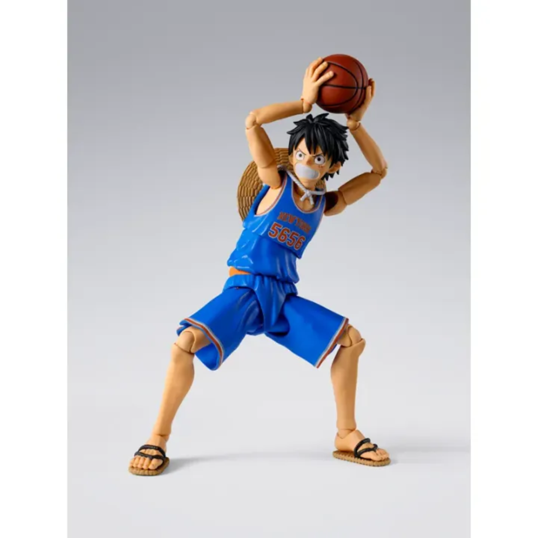 S.H.FIGUARTS ONE PIECE×NBA - MONKEY.D.LUFFY (NEW YORK KNICKS) - Good Toys