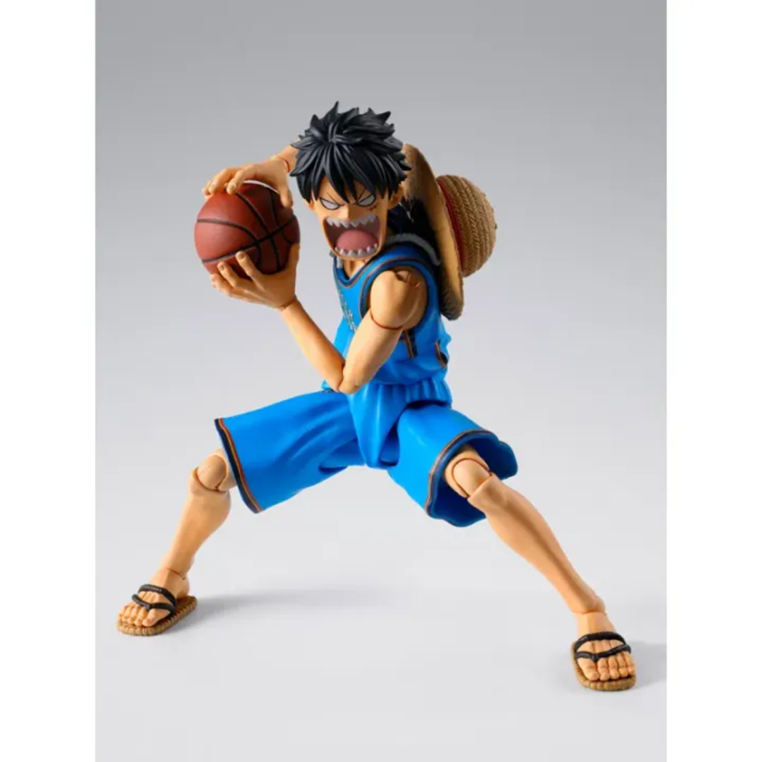 S.H.FIGUARTS ONE PIECE×NBA - MONKEY.D.LUFFY (OKLAHOMA CITY THUNDER) - Good Toys