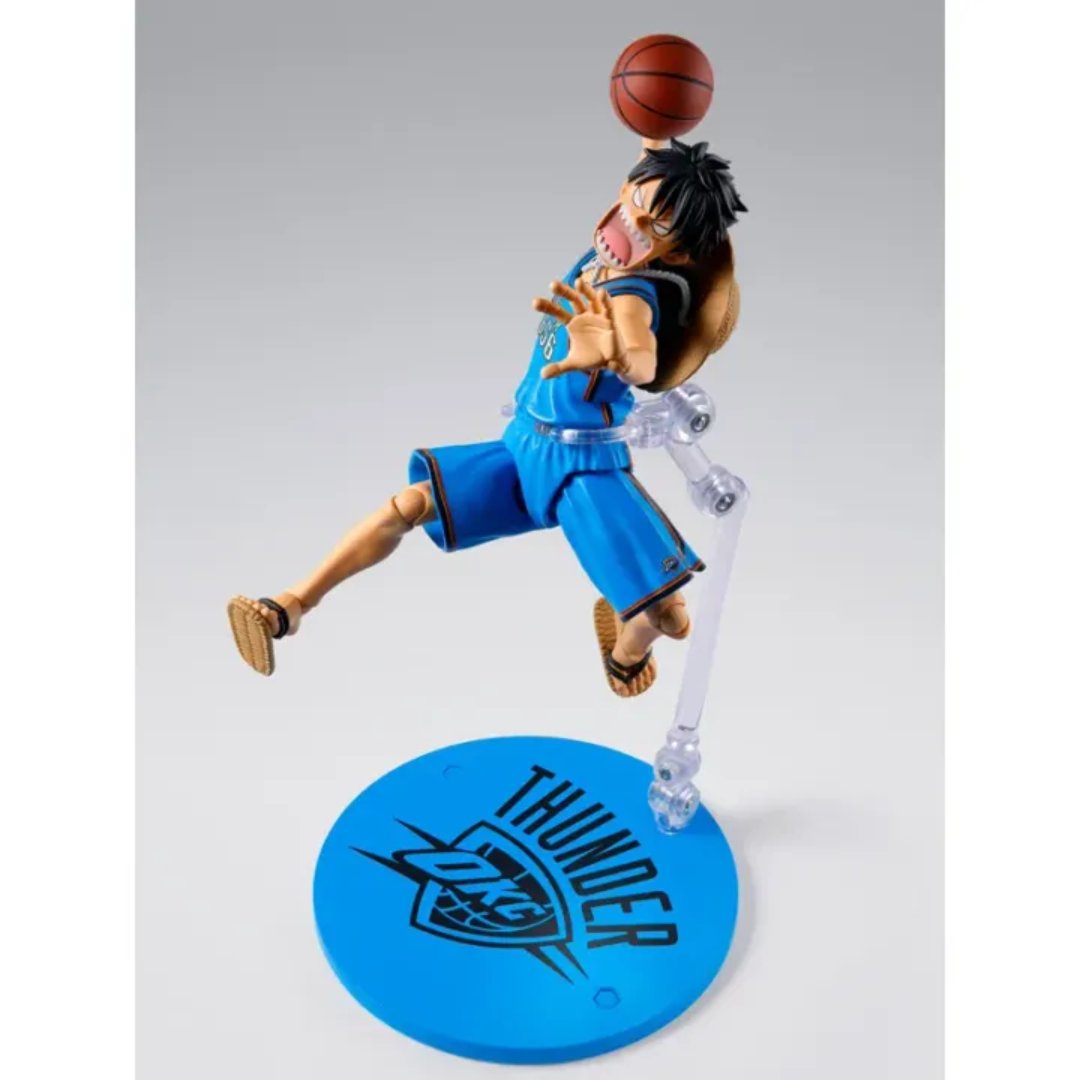 S.H.FIGUARTS ONE PIECE×NBA - MONKEY.D.LUFFY (OKLAHOMA CITY THUNDER) - Good Toys