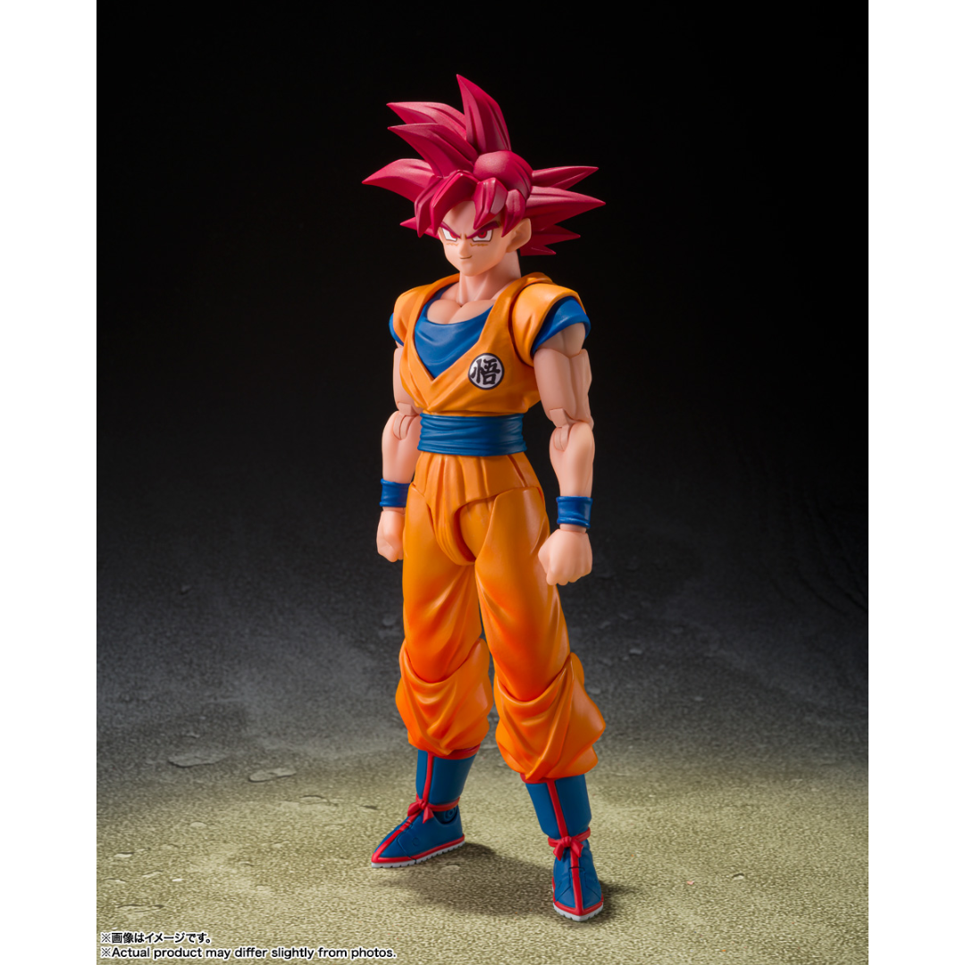 S.H.FIGUARTS DRAGON BALL Z - SUPER SAIYAN GOD SON GOKU (GOD AURA)