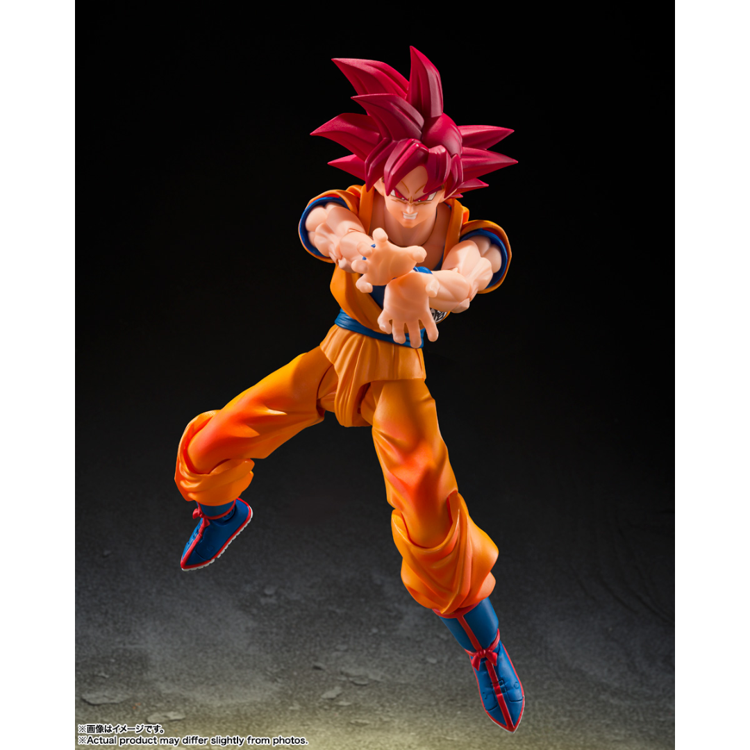 S.H.FIGUARTS DRAGON BALL Z - SUPER SAIYAN GOD SON GOKU (GOD AURA)