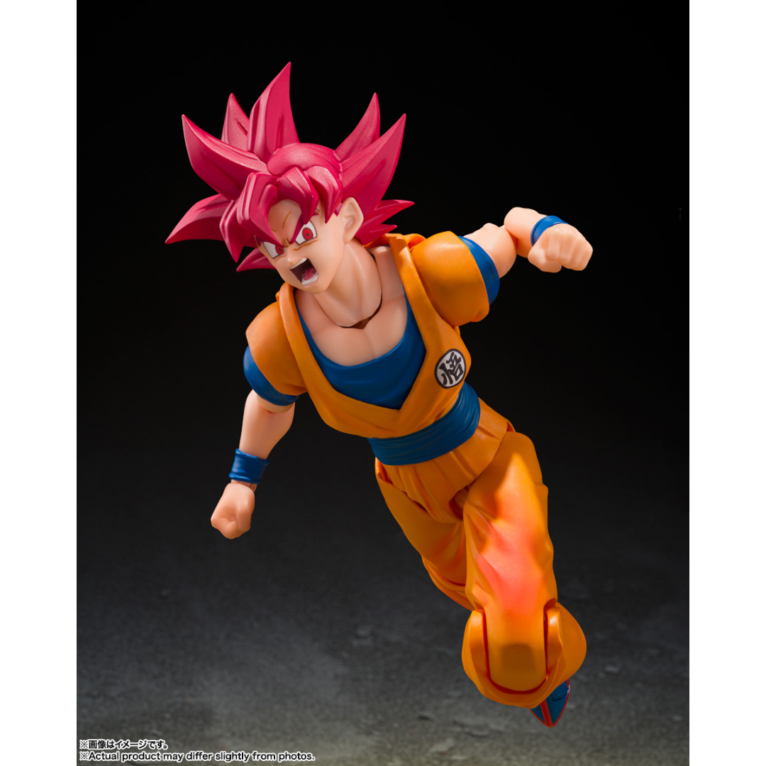 S.H.FIGUARTS DRAGON BALL Z - SUPER SAIYAN GOD SON GOKU (GOD AURA)
