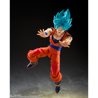 S.H.FIGUARTS DRAGON BALL Z - SUPER SAIYAN GOD SUPER SAIYAN SON GOKU (BLUE POWER TRANSCENDING LIMITS)