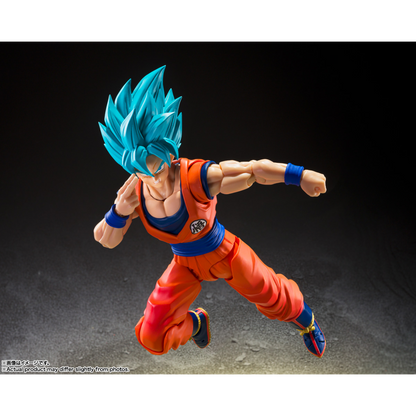 S.H.FIGUARTS DRAGON BALL Z - SUPER SAIYAN GOD SUPER SAIYAN SON GOKU (BLUE POWER TRANSCENDING LIMITS)
