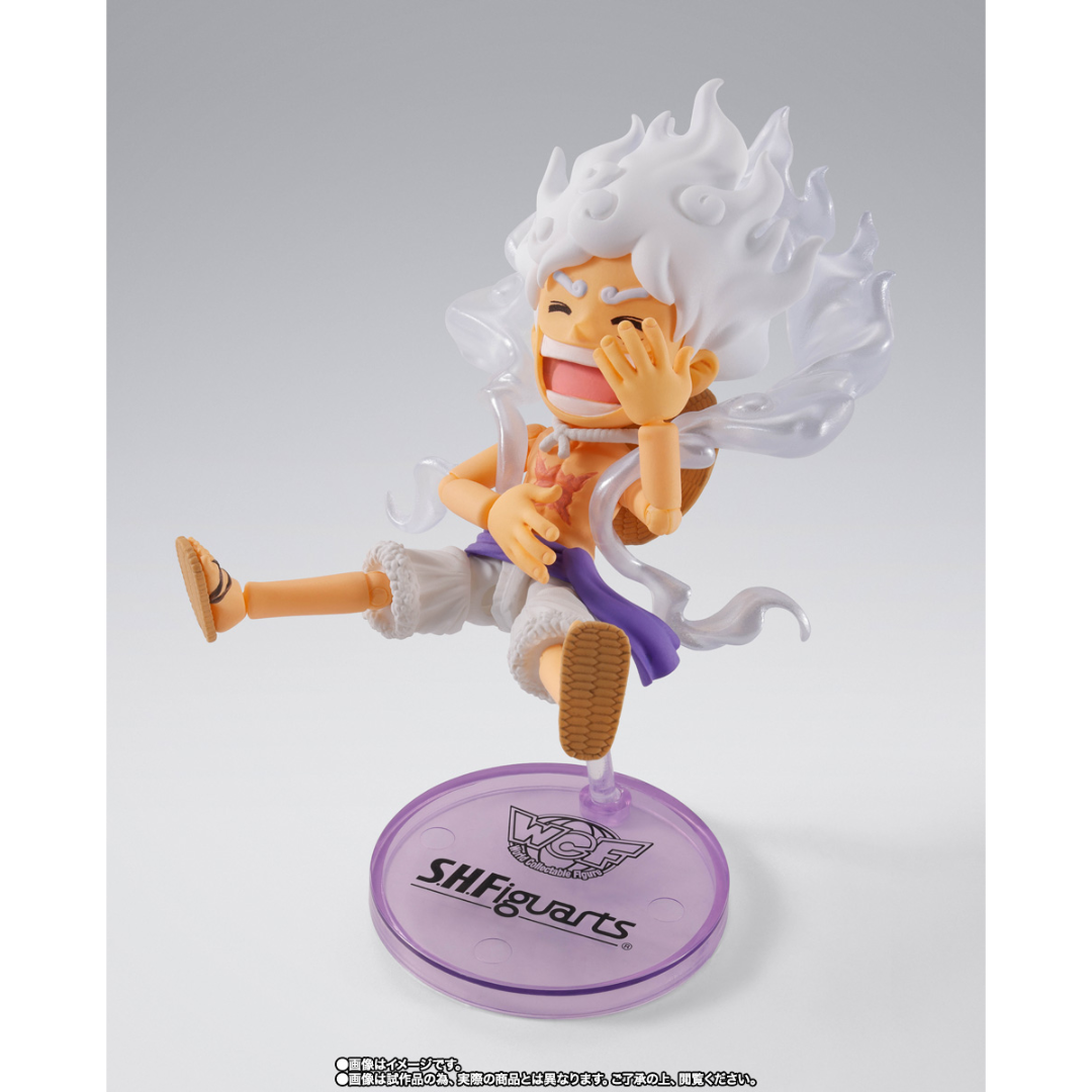 S.H.FIGUARTS WORLD COLLECTABLE FIGUARE x S.H.FIGUARES ONE PIECE - MONKEY.D.LUFFY (GEAR 5) - Good Toys